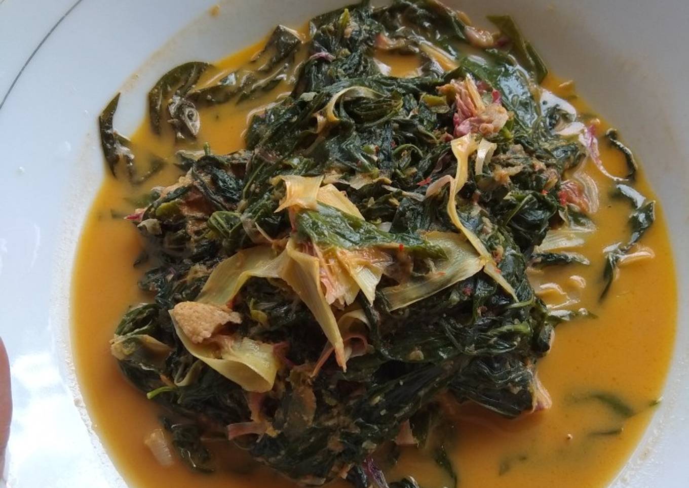 Gulai Daun Singkong + Kecombrang khas Padang