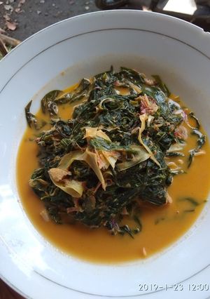 Foto resep Gulai Daun Singkong + Kecombrang khas Padang