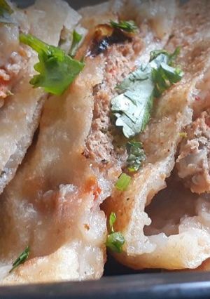 صورة لوصفة طريقه عمل الحواوشى فى المنزل