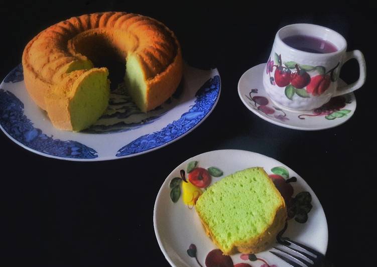Resep: Bolu pandan panggang enak dan mudah