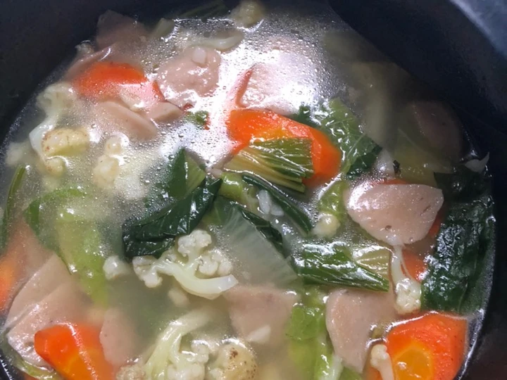 Langkah Gampang Membikin Resep Capjay kuah bakso simpel yang Menggugah Selera Anti Ribet, Menggugah Selera