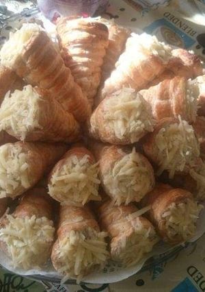 صورة لوصفة لي كورني بكريمة الدجاج