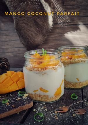 A picture of Mango Coconut Parfait.