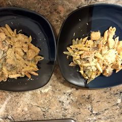 A picture of Penne Chicken Gorgonzola.