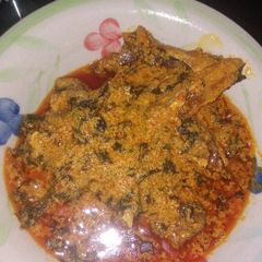 A picture of Bene seed soup.