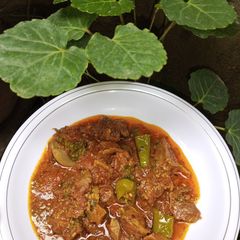A picture of Beef gravy karahi.