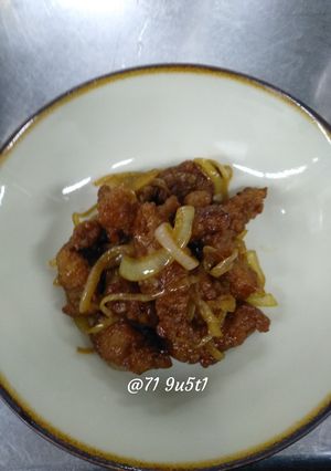 Foto resep Babi goreng mentega simple