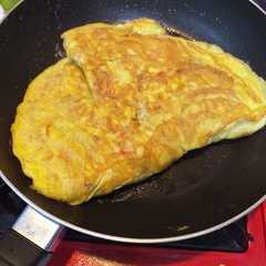 รูปของ Enoki omelet | menu praktis buat sahur yang 3 menit jadi