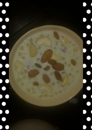 A picture of Sabudana kheer (Ekdasi special).