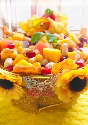 A picture of Mango 🥭 chaat.