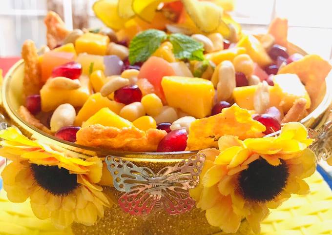 Recipe of Super Quick Homemade Mango 🥭 chaat