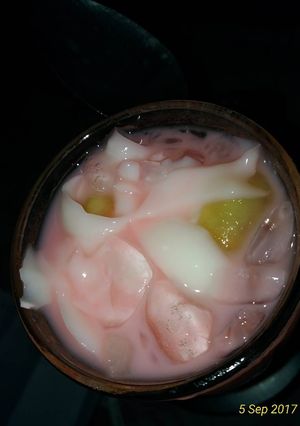 Foto resep Es kelapa muda kw with melon