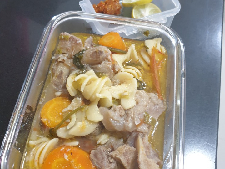 Resep Sop buntut (oxtail soup) ala ala borobudur, Lezat Sekali