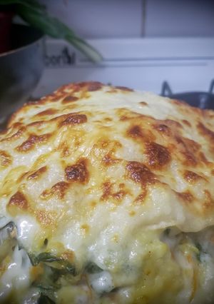 Una foto de Mini lasagna de acelga