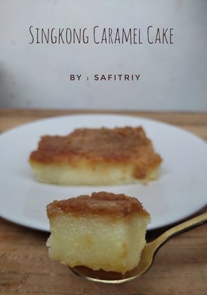 Foto resep Singkong caramel cake