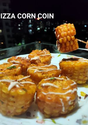 PIZZA CORN COINS..... 😋 रेसिपी मुख्य फोटो