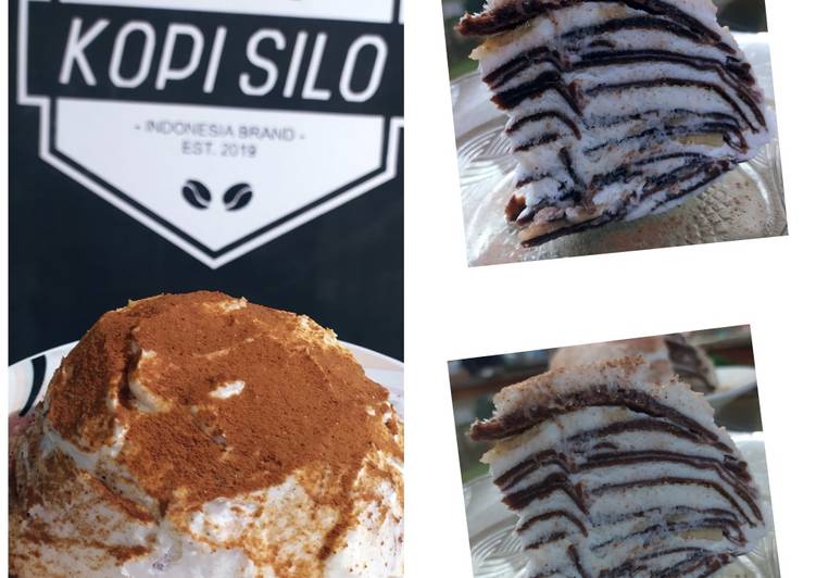 Resep Milles crepes pisang with whipecream ❤️ yang bikin betah