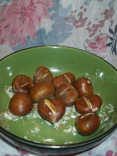 Foto de Castanhas Assadas - Micro-Ondas