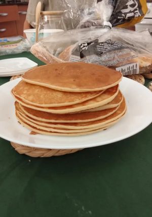 Una foto de Pancakes de plátano
