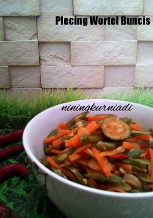 Foto resep Plecing Wortel Buncis