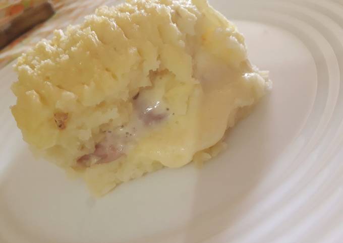 Pastel de papa con jamón y queso ❤ Receta de Noe - Cookpad