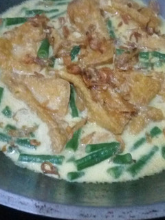 Foto resep Sayur tahu kacang panjang