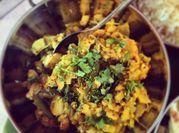 A picture of dhania leaves