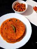 Makki Methi Paratha With Turnip And Kohlrabi Stir fry