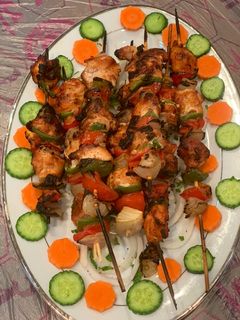 صورة لوصفة شيش طاووق منزلي