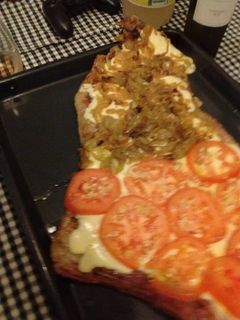 Una foto de Matambre a la pizza de fugazzeta a la parrilla