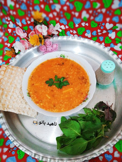 عکسی از دستور سوپ ازوگلین با بلغور گندم 🍜 😋 سوپ عروس