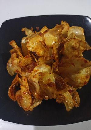 Foto resep Kripik Singkong Asam Manis