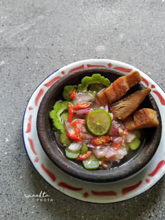 Foto resep Cacapan Telang Limau Pare