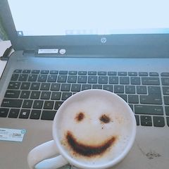 A picture of Hot coffee.