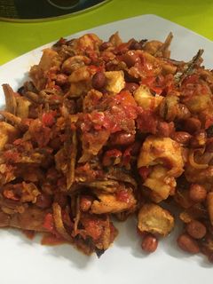 Foto resep Balado kering teri kacang