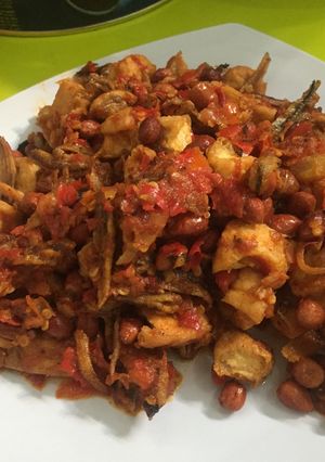 Foto resep Balado kering teri kacang