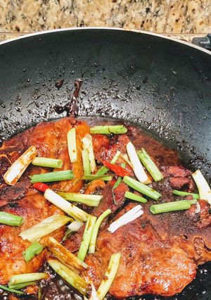 Hình của món Cutlets ướp honey và Pepsi.
