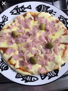Una foto de Falsa pizza en sartén!