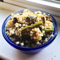 A picture of Mushroom & Asparagus Couscous.