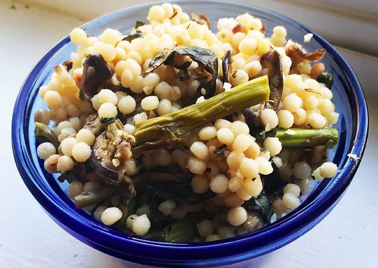 Recipe of Perfect Mushroom &amp; Asparagus Couscous