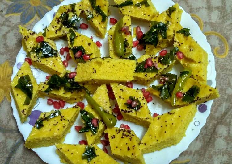 Recipe of Homemade Khaman dhokla