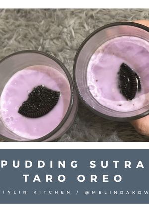 Foto resep Pudding Sutra Taro Oreo Simple