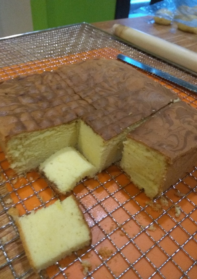 Foto resep Cake Marmer Lembut All in one