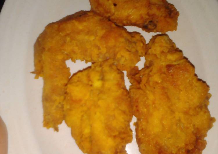 Ayam goreng tepung no telur no msg dan irit bumbu
