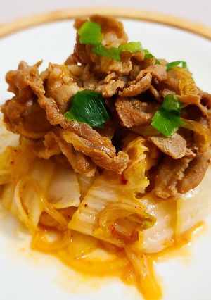 韓式白菜豬肉 的食譜成品照片