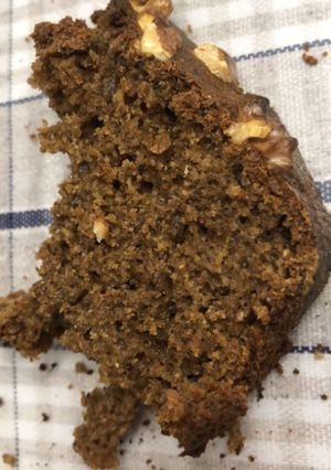 Una foto de Budín de banana integral