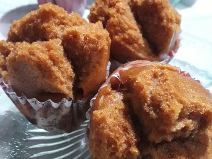 Resep: Bolu kukus mekar karamel no telur no mixer Untuk Jualan