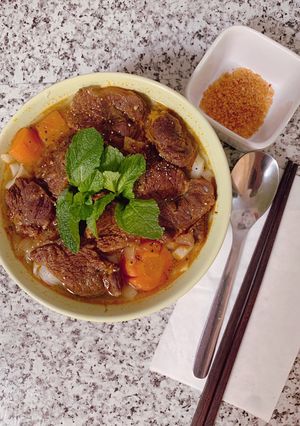 Hình của món Phở bò kho.