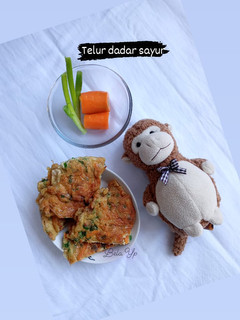 Foto resep Telur dadar sayur