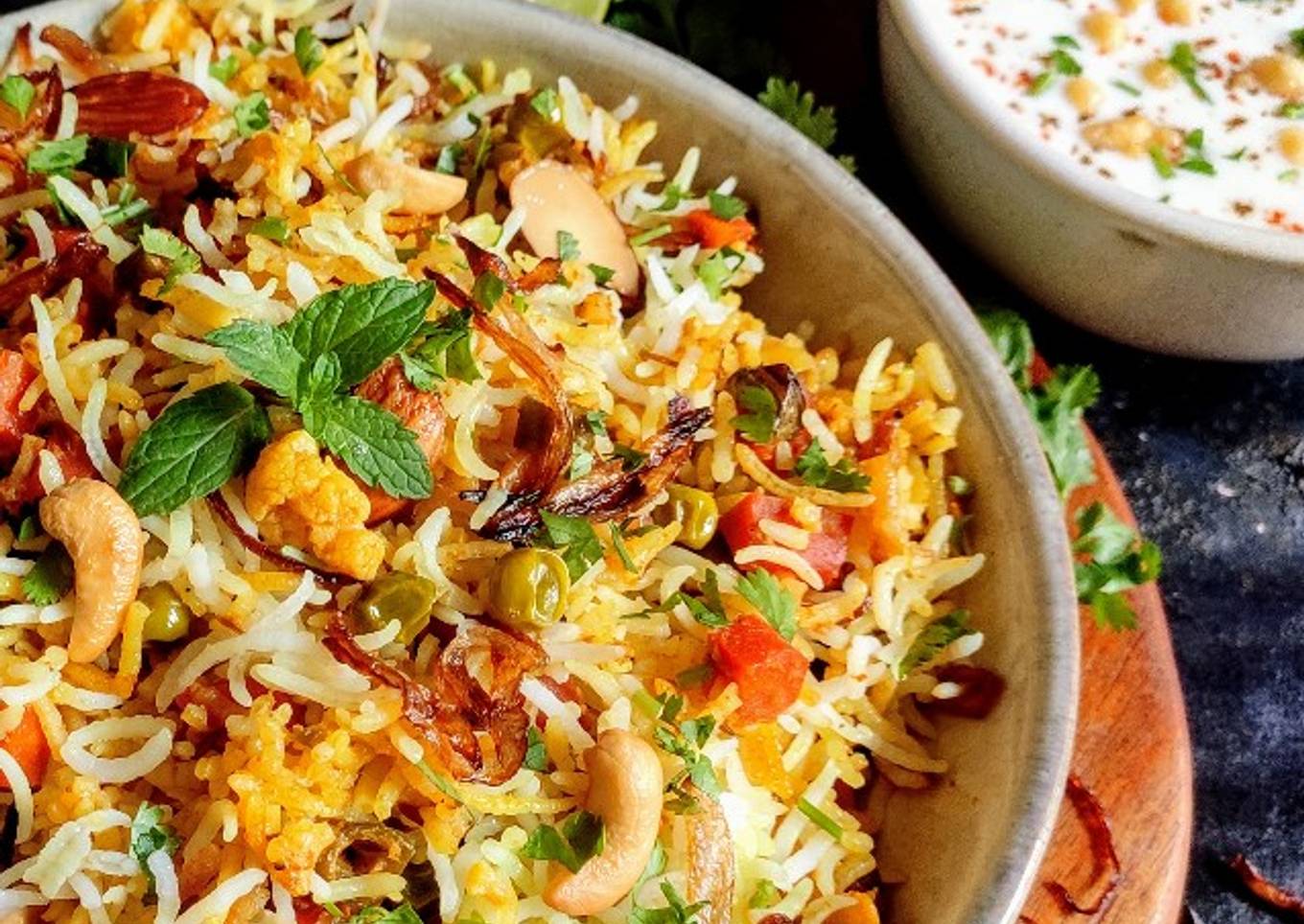 Vegetable biryani